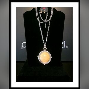 Paparazzi Jewelry Desert Equinox Necklace and Earring Set.
